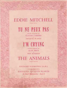 Partition de la chanson : Tu ne peux pas( i'm crying)