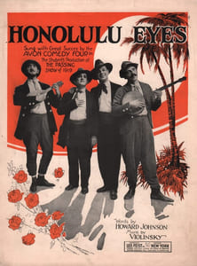 Partition de la chanson : Honolulu eyes