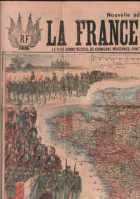 Partition de la chanson : France Chantante , Nouvelle édition 1903-1904 (La) <div class="woocommerce-product-details__short-description"> Placard « le plus grand recueil de chansons contenant les grands succès des principaux Concerts de Paris » quelques titres de chansons sur des airs connus:- Boucle ta boucle - Quand l'oiseau chante - La main dans la main - Vous êtes si jolie ! - Pauvres fous ! - La chanson de Marinette - La Polka du buveur etc ... </div> Placard , Hauteur 90cm, Largeur 65cm