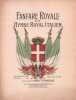 Partition de la chanson : Fanfare Royale et Hymne Royal Italien Deux morceaux , arrangement par Adolf Stanislas      Hymne .  - Stanislas Adolf - 