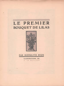 Partition de la chanson : Premier bouquet de Lilas ( Le )        