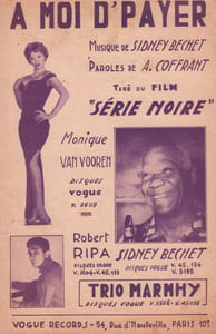 Partition de la chanson : A moi d'payer Avec Monique van Vooren