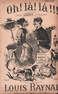 Partition de la chanson : Oh ! là ! là !!! Chansonnette Théâtre des Ambassadeurs