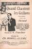 Partition de la chanson : Quand chantent les grillons       Chanson provençale . Bérard - Borel-Clerc Ch. - Foucher Armand