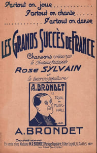 Partition de la chanson : Ton noeud de cravatte Chanson comique
