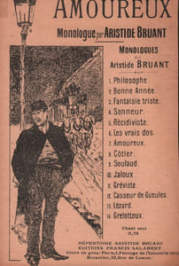 Partition de la chanson : Amoureux Monologue