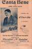 Partition de la chanson : Canta Bene ou come canta bene        Olympia. D'Harville - Piccolini Henri,Briollet - Foucher Armand,Mauris Frank
