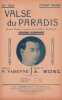 Partition de la chanson : Valse du Paradis        . Gardoni Fredo - Bosc Auguste - Varenne Pierre