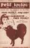 Partition de la chanson : Petit Loulou de Poméranie        Théâtre des Deux Anes. Gesky,Gabaroche Gaston - Pearly Fred,Gabaroche Gaston - Pearly ...