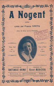 Partition de la chanson : A Nogent