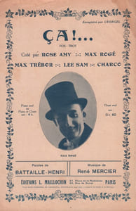 Partition de la chanson : ça ! ...        