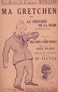 Partition de la chanson : Ma gretchen ou la gretchen de la Ruhr