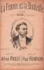 Partition de la chanson : Femme et la bouteille (La)        Théâtre des Ambassadeurs. Rosca - Henrion Paul - Prost Alfred