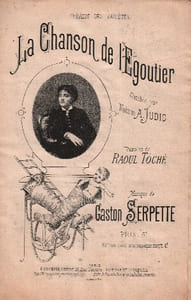 Partition de la chanson : Chanson de l'égoutier (La)        