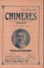 Partition de la chanson : Chimères        . Valdonne - Persiani Auguste - Philippon,Bonnier B.