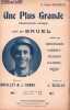 Partition de la chanson : Une plus grande       Chanson comique . Georgius,Bruel,Gibert,Nizard - Sieulle J. - Briollet,Combe Jules