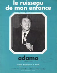 Partition de la chanson : Ruisseau de mon enfance (Le)