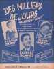 Partition de la chanson : Des milliers de jours ( Allegheny moon )        . Berry Solange,Blanès Georges,Varène Denise - Hoffman Al,Manning Dick - ...