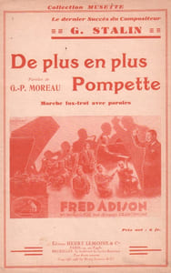 Partition de la chanson : De plus en plus pompette        