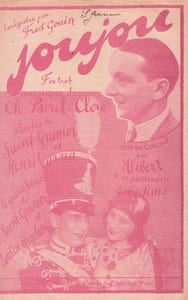 Partition de la chanson : Joujou