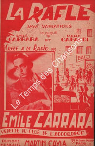 Partition de la chanson : Rafle (La)