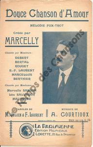 Partition de la chanson : Douce chanson d'amour