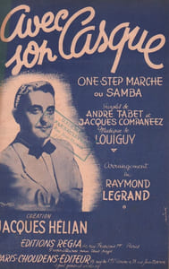 Partition de la chanson : Avec son casque Partition orchestre