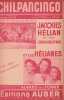 Partition de la chanson : Chilpancingo     Papier fragilisé   . Hélian Jacques,Les Hélianes - Herscher Lou,Hatwood Harry - Larue Jacques,Herscher ...