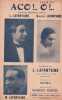 Partition de la chanson : Aco ! .. O ! ... Expression Méridionale        . Lafontaine L.,Lafontaine Georgette -  - Blès Numa