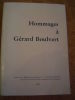 HOMMAGES GERARD BOULVERT.. COLLECTIF