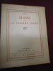 Mars ou la guerre jugée. (Edition originale.). Alain 

