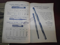 Catalogue Etablissements Ferdinand Durand Outils de taraudage & filetage 1933.