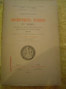 Chronologie des Archevèques, Evèques et abbés de l'ancienne province ecclésiastique d'Auch et des diocèses de Condom et de Lombez.

1300-1801.



