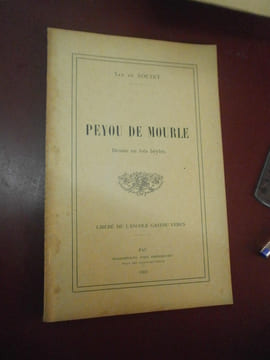 Peyou de Mourle .

Drame en très hêytes.

Libère de l'Escole Gastou Fébus.. Yan de Bouzet - occitan