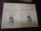 
Oeuvres poétiques Languedociennes & françaises, suite des Oeuvres poétiques Languedociennes & françaises. 

(2 volumes) . Jacques Roudil -  Marcel ...