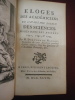 Eloges des académiciens de l'académie Royale des sciences morts dans les années 1741-1742 - 1743. Dortous de Mairan - Edition originale.