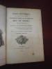  Eloge historique de son Altesse Charles Ferdinand d' Artois Duc de Berry. Alissan de Chazet - Bibliothèque Vaufreland
