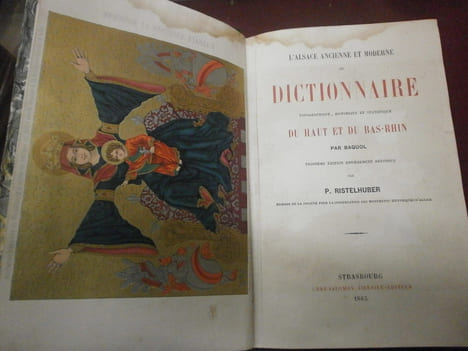L'Alsace ancienne et moderne ou Dictionnaire géographique, historique et statistique du Haut et du Bas-Rhin. . Barquol & Ristelhuber