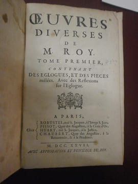 Oeuvres diverses
2 tomes en 1.. M. Roy