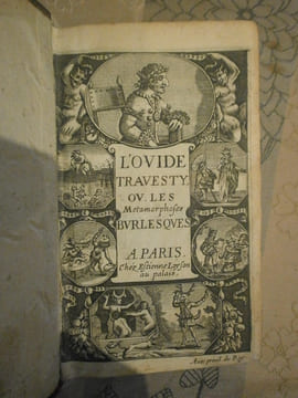L'Ovide bouffon ou les métamorphoses travesties en vers burlesques.. Louis Richer