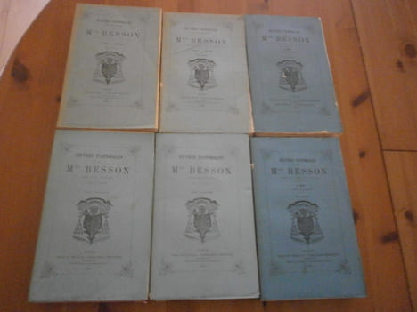  Oeuvres pastorales & oratoires (2 volumes).

 Oeuvres pastorales (4 volumes).. Monseigneur Besson
