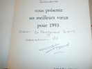 Lot de 13 cartes de voeux de La Maison Jean Vilar avec envois de Paul Puaux & Roland Monod

(1982/2006). 