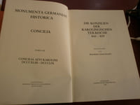 Monumenta germaniae historica
Concilia