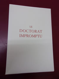 Le doctorat impromptu.
 Illustré par Klem 