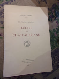 Un Werther féminin Lucile & Chateaubriand.