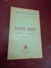 
Franz Liszt - L'artiste - le clerc.. Jacques Vier