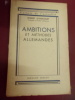 Ambitions et méthodes allemandes. Robert d'Harcourt 