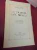 La crainte des morts. James Georges Frazer 