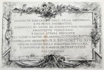 Antichità romane de' tempi della repubblica, e de' primi imperatori, Giambattista Piranesi, s.l.n.d. [Rome, 1748]. PIRANESI, Giovanni Battista ...