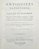 Antiquités nationales ou Recueil de Monumens. Aubin-Louis Millin